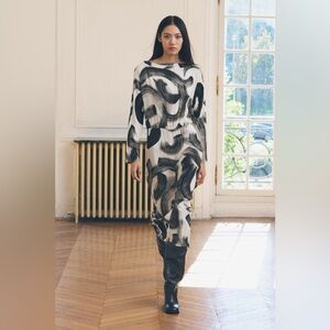 Zara Abstract Print Dress